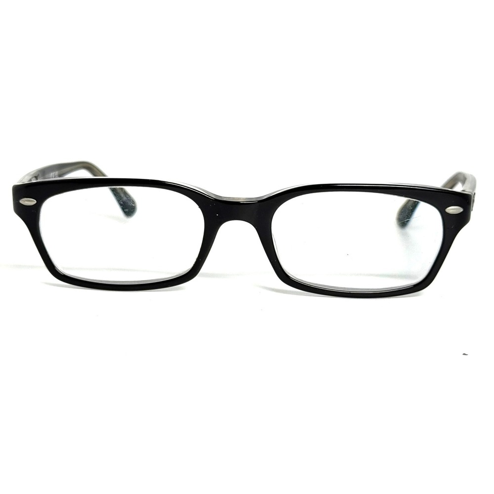 Ray-Ban RB 5150 2034 Black Clear Rectangular Eyeglass Frames 50-19-135